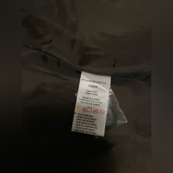 Brown Vegan Leather Blazer - Seven Sisters - Picture 9 of 9